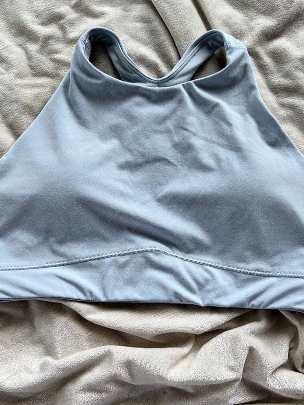 Vuori Blue Sports Bra crop top